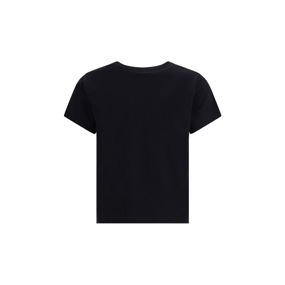 Back view of Givenchy Black Cotton T-Shirt, featuring soft cotton material and sleek design for a stylish and casual look.