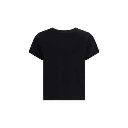 Back view of Givenchy Black Cotton T-Shirt, featuring soft cotton material and sleek design for a stylish and casual look.