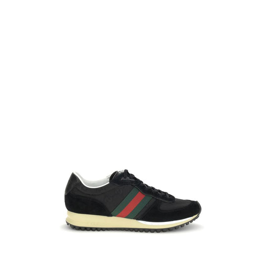 Gucci Black Polyamide Athletic Sneakers