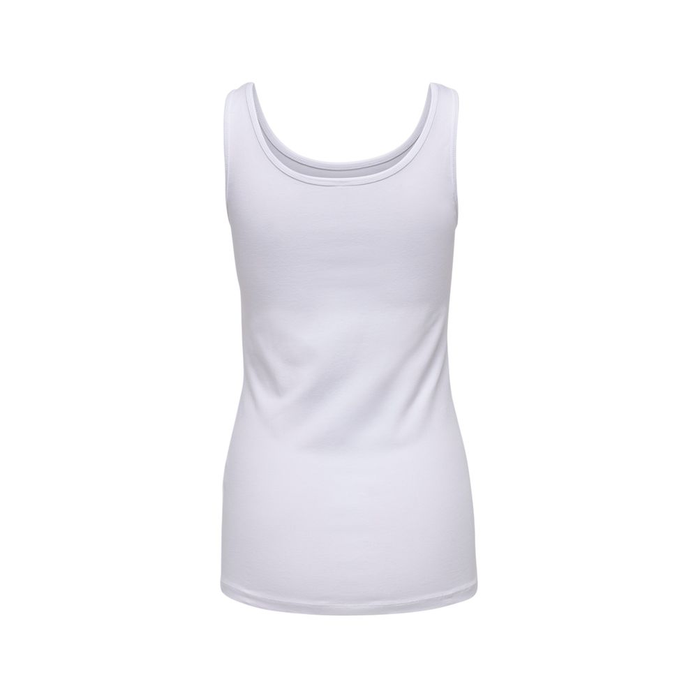 Only White Cotton Tank Tops
