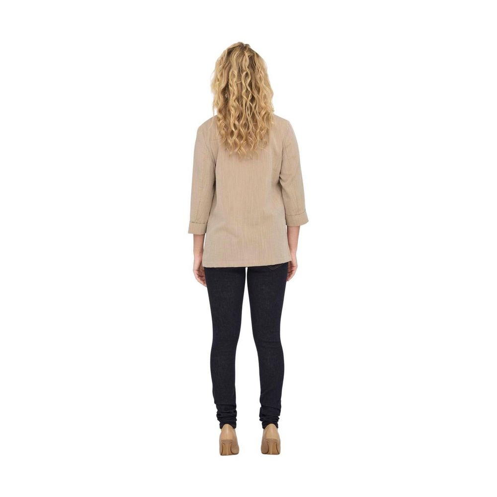 Only Beige Viscose Blazer