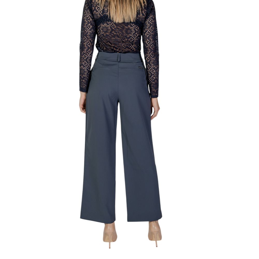 Calvin Klein Jeans Gray Recycled Polyester Casual Pants