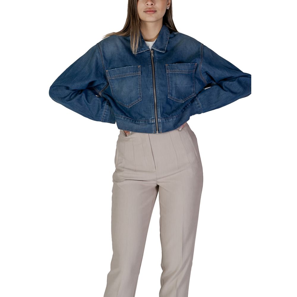 Replay Blue Cotton Denim Jacket 1728,71956299936,Blue,Clothing,Denim Jackets - Jackets & Coats - Clothing,IT38|XS,Jackets & Coats - Clothing,New with tags,Replay,Women