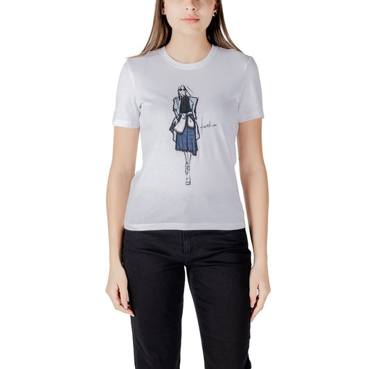 Only White Organic Cotton Long Sleeve T-Shirt 1728,71956299936,Clothing,IT38|XS,IT42|M,Long Sleeve - T-Shirts - Clothing,New with tags,Only,T-Shirts - Clothing,White,Women