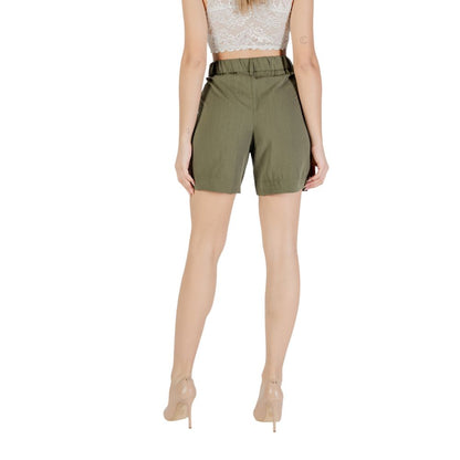 Only Green Viscose Bermuda Shorts 1728,71956299936,Bermuda - Shorts - Clothing,Clothing,Green,IT38|XS,IT42|M,New with tags,Only,Shorts - Clothing,Women