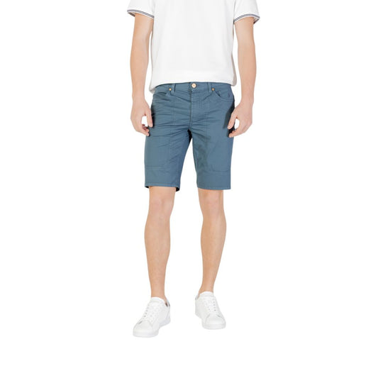 Jeckerson Blue Cotton Bermuda Shorts 1728,71956299936,Bermuda - Shorts - Clothing,Blue,Clothing,Jeckerson,Men,New with tags,Shorts - Clothing,W36,W38