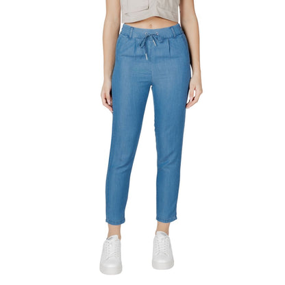 Only Blue Lyocell Casual Pants 1728,71956299936,Blue,Casual Pants - Pants - Clothing,Clothing,New with tags,Only,Pants - Clothing,Women,XS/32