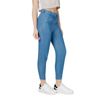 Only Blue Lyocell Casual Pants 1728,71956299936,Blue,Casual Pants - Pants - Clothing,Clothing,New with tags,Only,Pants - Clothing,Women,XS/32