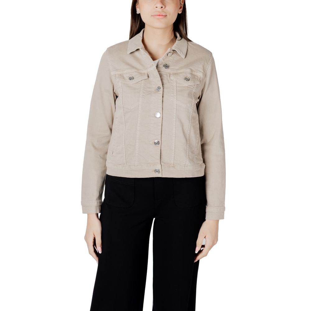 Street One Beige Cotton Denim Jacket 1728,46,71956299936,Beige,Clothing,Denim Jackets - Jackets & Coats - Clothing,Jackets & Coats - Clothing,New with tags,Street One,Women