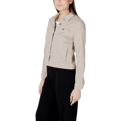 Street One Beige Cotton Denim Jacket 1728,46,71956299936,Beige,Clothing,Denim Jackets - Jackets & Coats - Clothing,Jackets & Coats - Clothing,New with tags,Street One,Women