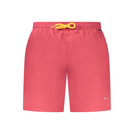 Napapijri Rosso Poliammide Men's Swim Boxer