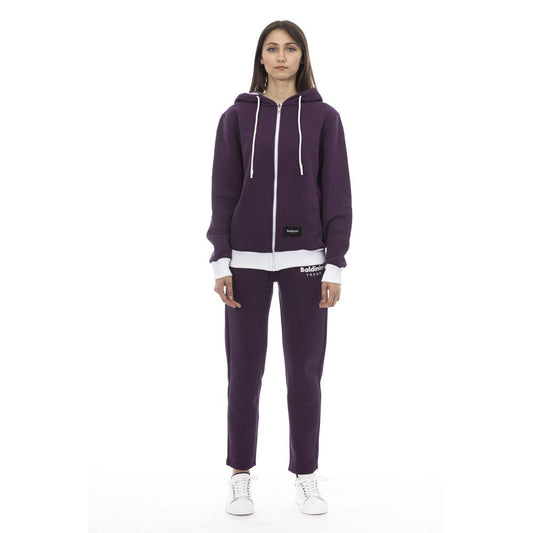 Baldinini Trend Purple Cotton Tracksuit