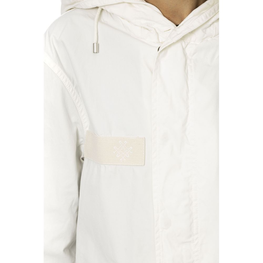 Mr&Mrs Italy White Cotton Jackets & Coat
