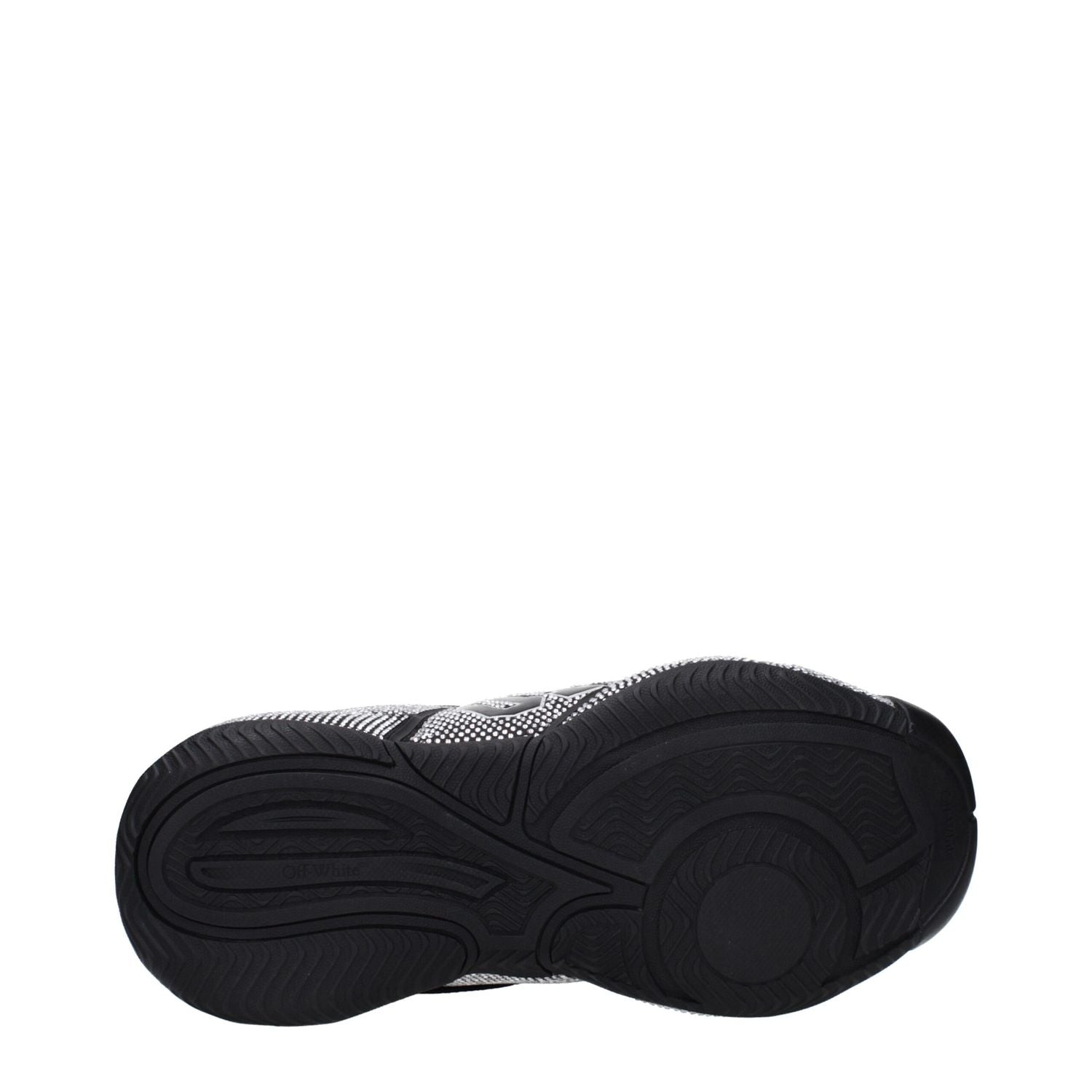 Off-White Black Cotton Sneakers