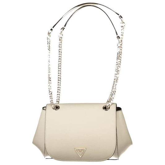Guess Jeans Bianco Poliuretano Woman Handbag 1728,67403481248,Bags,Guess Jeans,Handbags - Bags,New with tags,White,Women