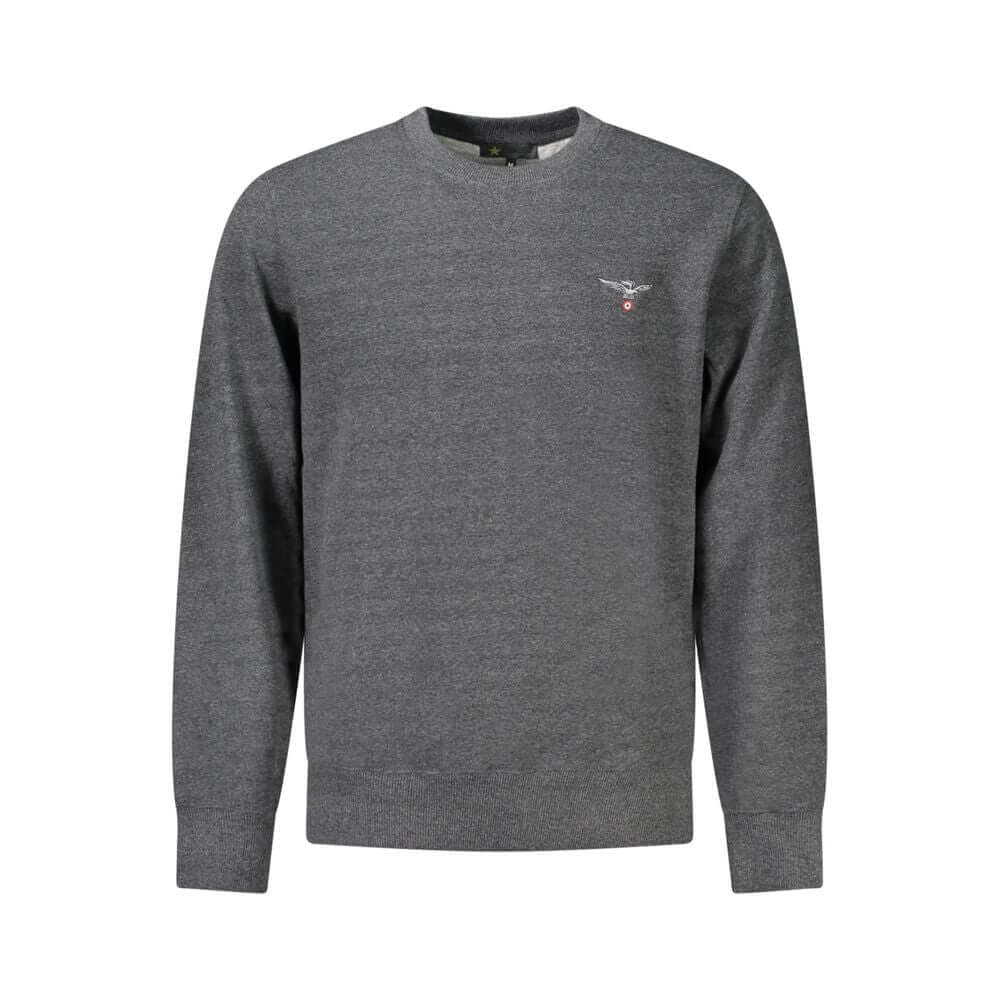 Accademia Militare Gray Cotton Men Sweater