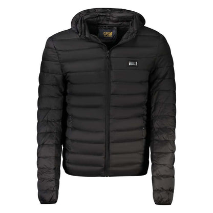 Cavalli Class Black Polyester Men Jacket