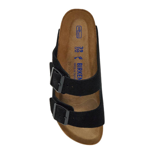 Birkenstock soft footbed arizona slides Mules Birkenstock Dark Olive Green