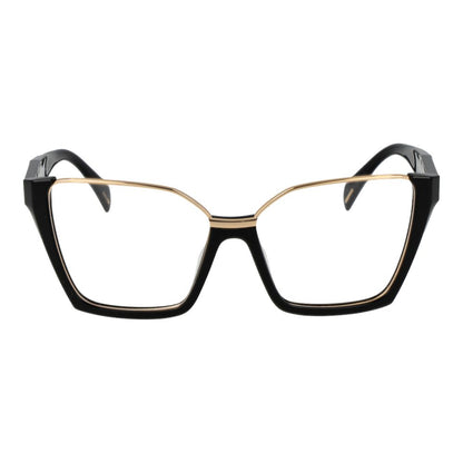 Police Black Cellulose Acetate Glasses (Frames)