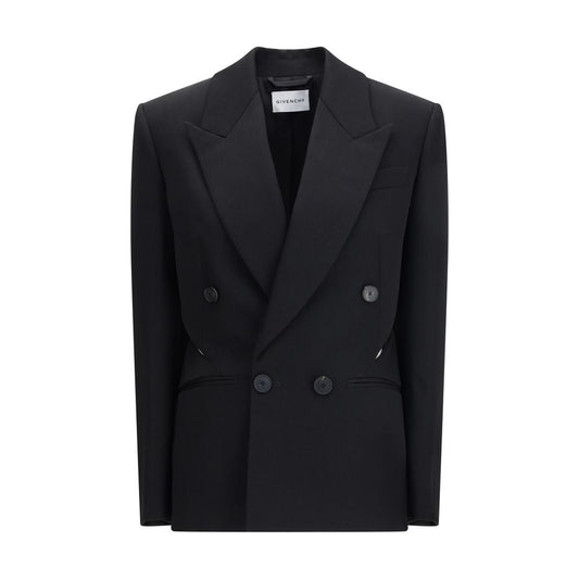 Givenchy Black Wool Jackets And Coat 1728,72470364320,Black,Clothing,Givenchy,IT36 | XS,IT38 | S,Jackets & Coats - Clothing,New with tags,Women