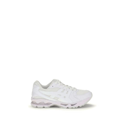 Comme Des Garçons White Polyamide Athletic Sneakers with lace-up design
