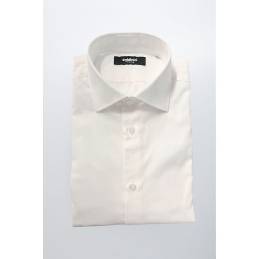 Baldinini Trend White Cotton Shirt