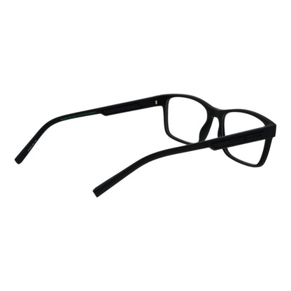Tommy Hilfiger Black Polyamide Glasses (Frames) with full-rim design and demo lenses, showcasing black frame and temples for men.