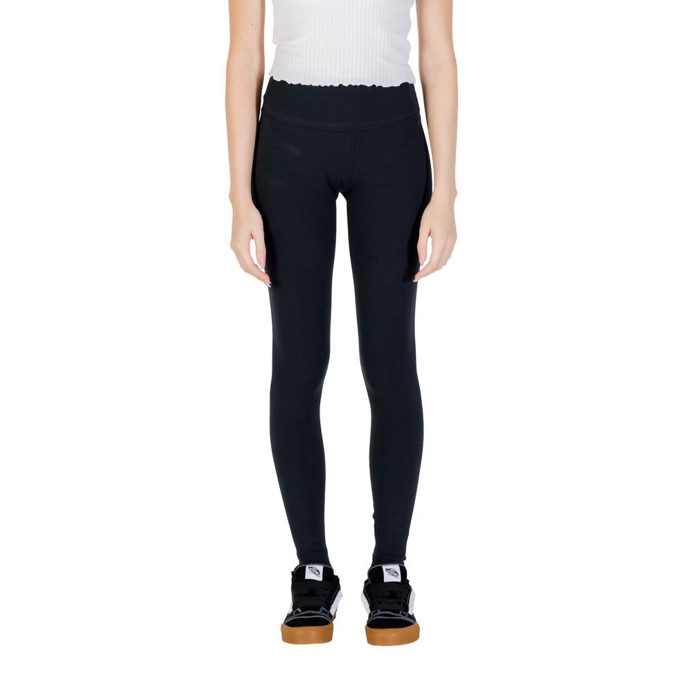 Converse Black Cotton Leggings 1728,71956299936,Black,Clothing,Converse,IT38|XS,IT40|S,IT42|M,Leggings - Sportswear - Clothing,New with tags,Sportswear - Clothing,Women