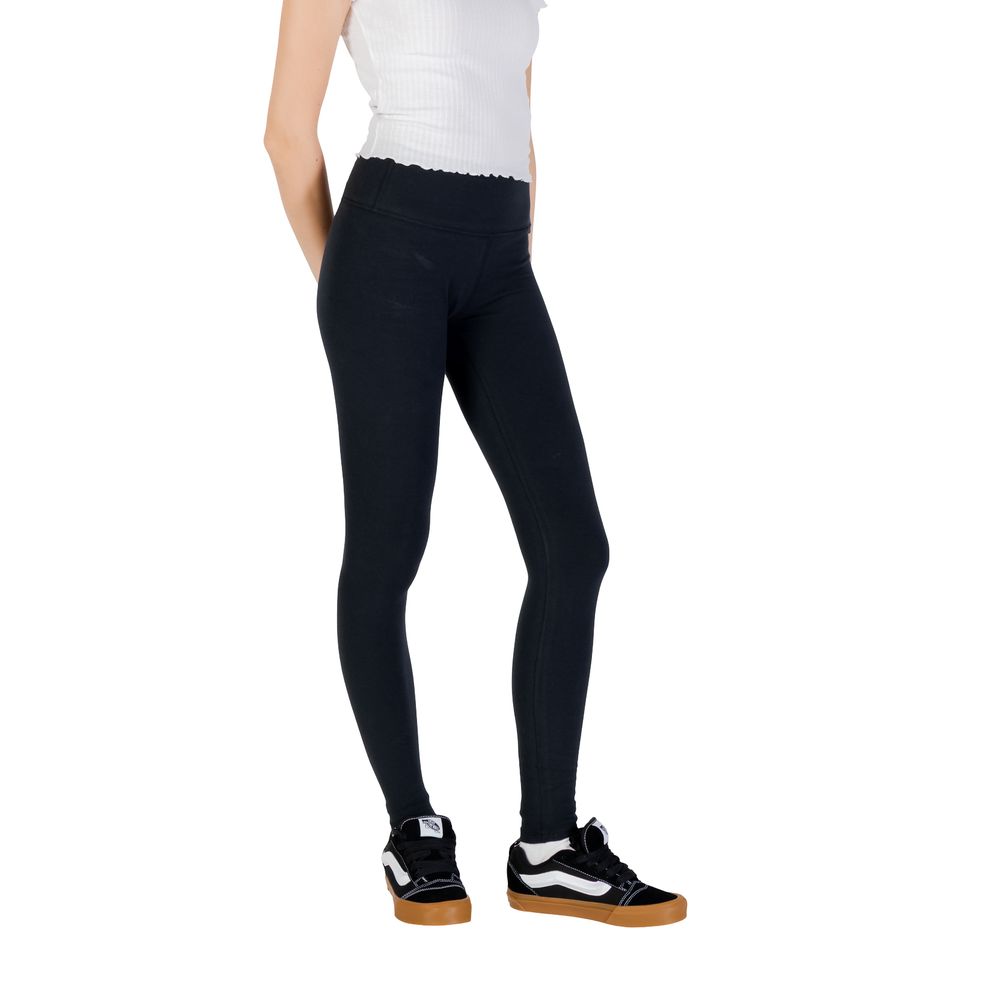 Converse Black Cotton Leggings 1728,71956299936,Black,Clothing,Converse,IT38|XS,IT40|S,IT42|M,Leggings - Sportswear - Clothing,New with tags,Sportswear - Clothing,Women