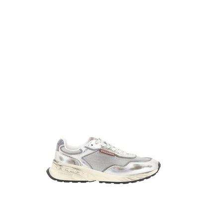 Dsquared² White Calf Leather Bos Taurus Sneakers 1728,72470364320,Athletic - Sneakers - Shoes,Clothing,Dsquared²,EU40/US7,EU41.5/US8.5,EU41/US8,EU42.5/US9.5,EU42/US9,EU43/US10,EU44/US11,EU45/US12,Men,New with tags,Shoes,Sneakers - Shoes,White