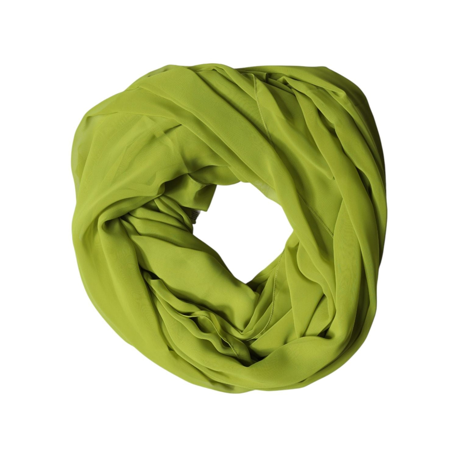 Dolce & Gabbana Green Polyester Stole Neck Wrap Shawl  Scarf