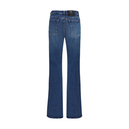 7FOR Blue Cotton Bootcut Jeans 1728,26,27,28,72470364320,7FOR,Blue,Bootcut Jeans - Jeans Denim - Clothing,Clothing,Jeans Denim - Clothing,New with tags,W24,W25,W29,Women