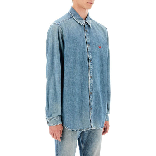 Diesel denim d-simply Shirts Diesel Light Slate Gray