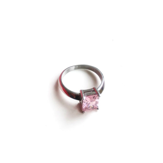 AN JEWELS JEWELRY Mod. AL.RLOY2YS-7 with pink gemstone, elegant design.