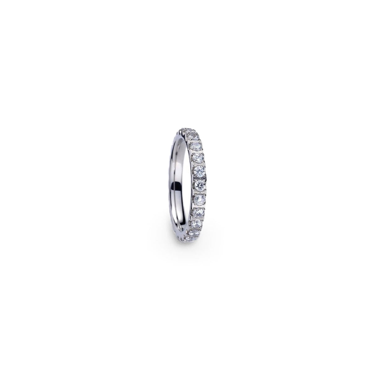 AN JEWELS JEWELRY Mod. AR.R1NS10SCZ-9 diamond ring in silver