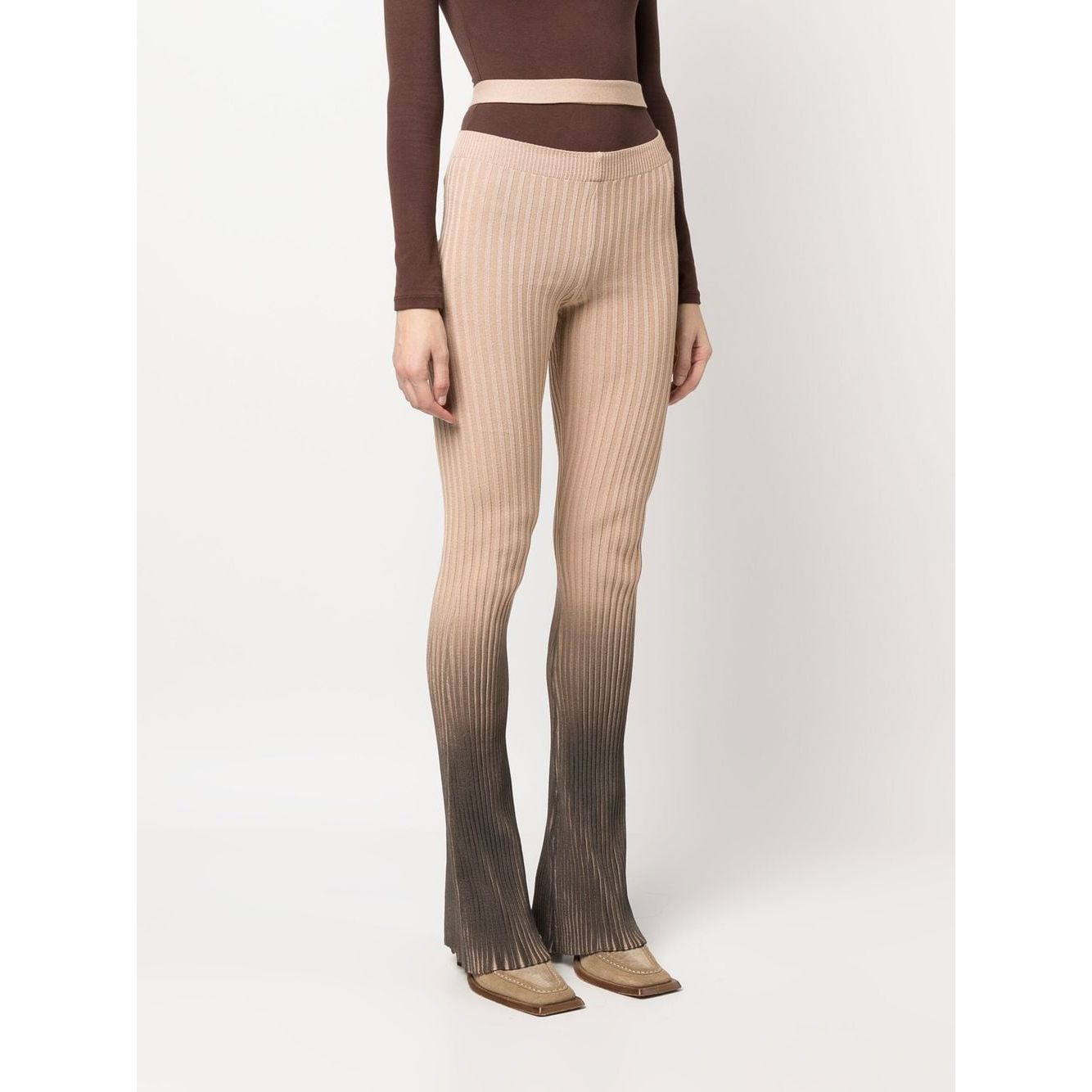 ANDREĀDAMO Andrea Adamo Trousers Brown Trousers