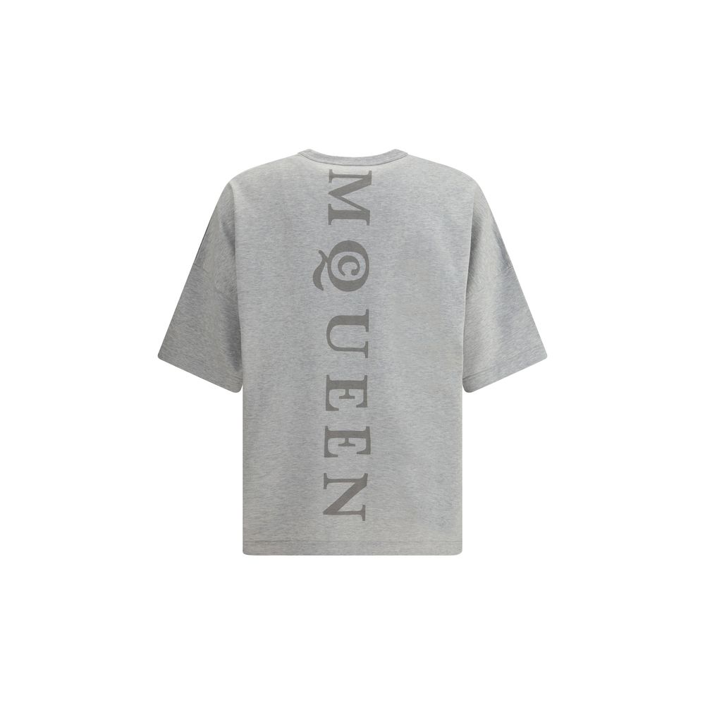 Alexander McQueen Gray Cotton T-Shirt