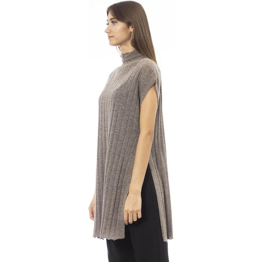 Alpha Studio Sweaters AD8605H_5182GREIGE:401218