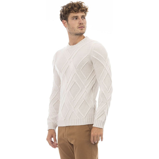 Alpha Studio Sweaters AU7038C_4008STUCCO:401427