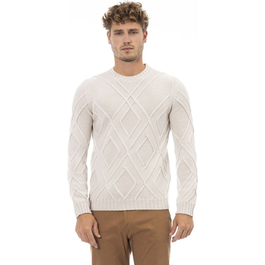 Alpha Studio Sweaters AU7038C_4008STUCCO:401427