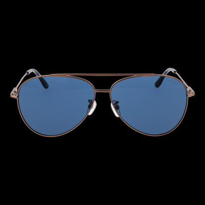 BMW MOD. BW0045-H 6235V gent sunglasses with blue lenses and metal frame, perfect for stylish and modern looks.