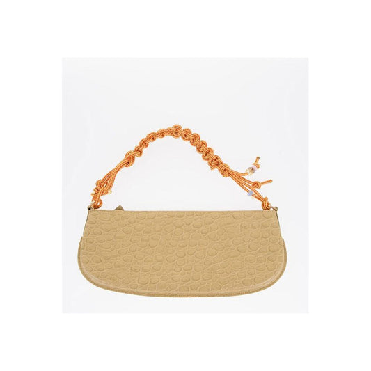 BY FAR BY FAR Crocodile-patterned RACHEL Bag with Rope Handle BYP601202GD
