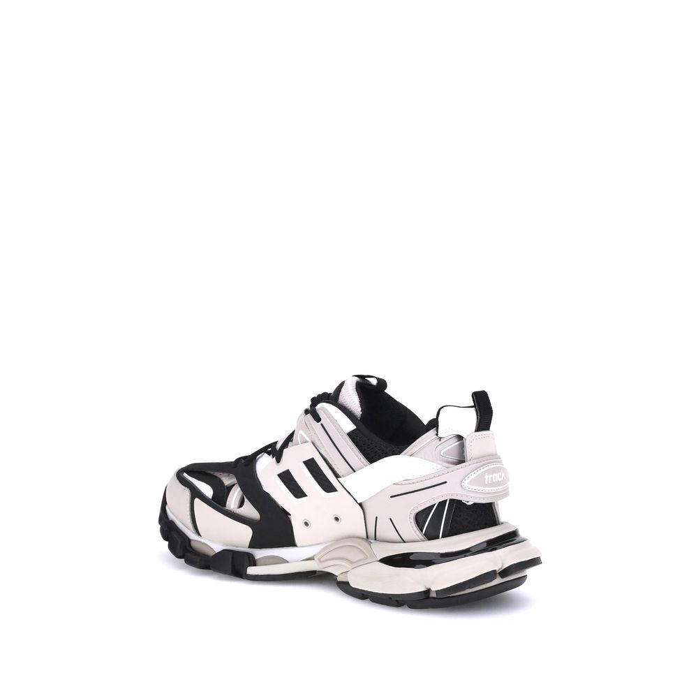 Balenciaga Multicolor Nylon Athletic Sneakers with embossed Track logo and BB logo, showcasing a stylish and technical urban design.