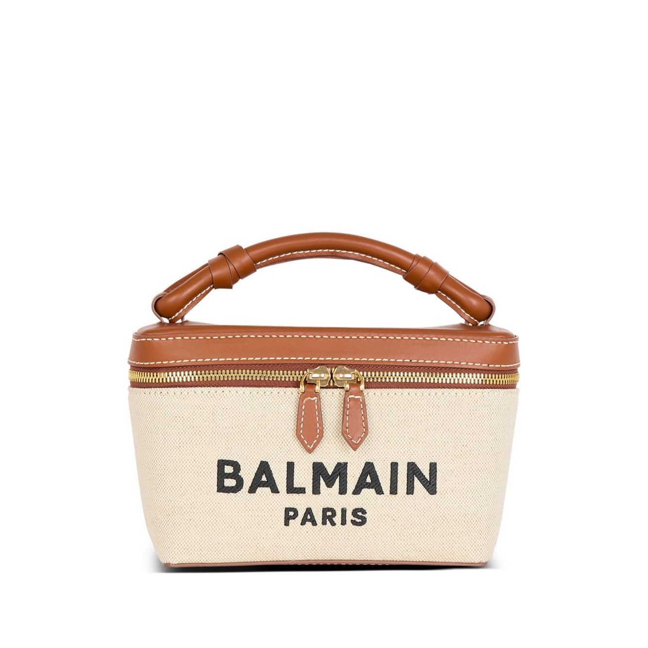 Balmain B-Army canvas vanity case Shoulder
