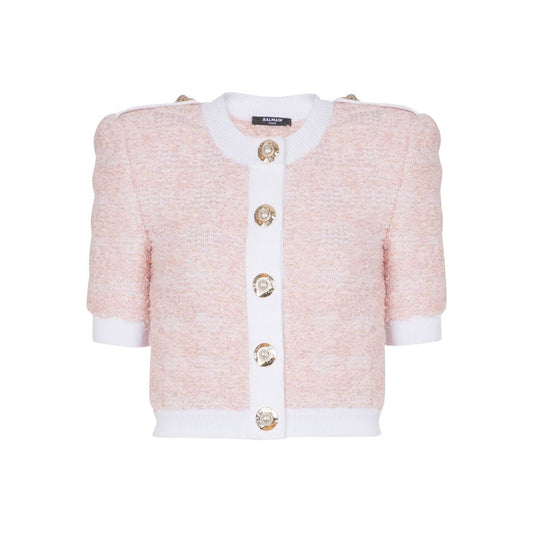 Balmain Cropped cardigan Topwear