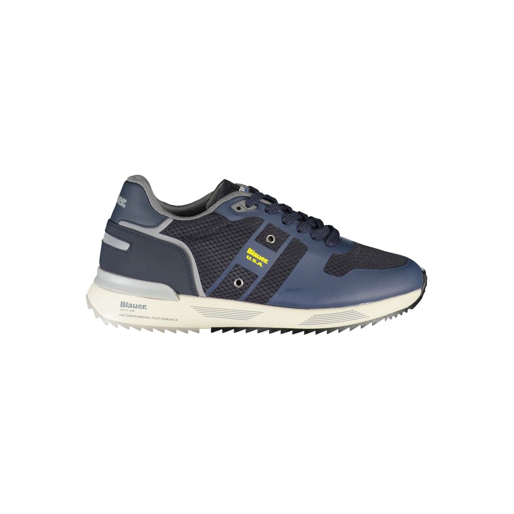 Blauer Dapper Blue Sneakers with Contrast Detailing, stylish and comfortable lace-up shoes with eye-catching details and iconic logo.