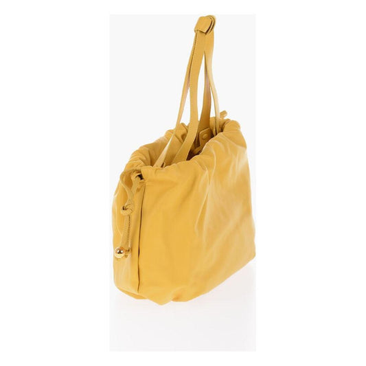Bottega Veneta Bottega Veneta Leather BULB Shoulder Bag with Golden Details BOP564323GD