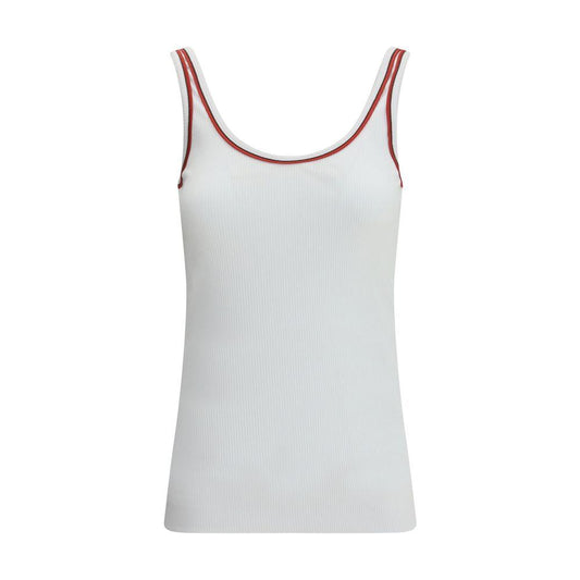Brunello Cucinelli Brunello Cucinelli Ribbed design Top BR-MG902FP320CDC55-L