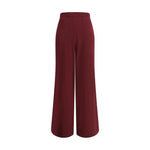 Brunello Cucinelli Brunello Cucinelli Wool Pants BR-M16244799PC9663-L 1728,72470364320,Bordeaux,Brunello Cucinelli,Jeans & Pants - Women - Clothing,L,M,New with tags,S,Women