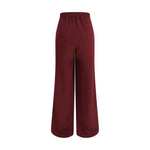 Brunello Cucinelli Brunello Cucinelli Wool Pants BR-M16244799PC9663-L 1728,72470364320,Bordeaux,Brunello Cucinelli,Jeans & Pants - Women - Clothing,L,M,New with tags,S,Women